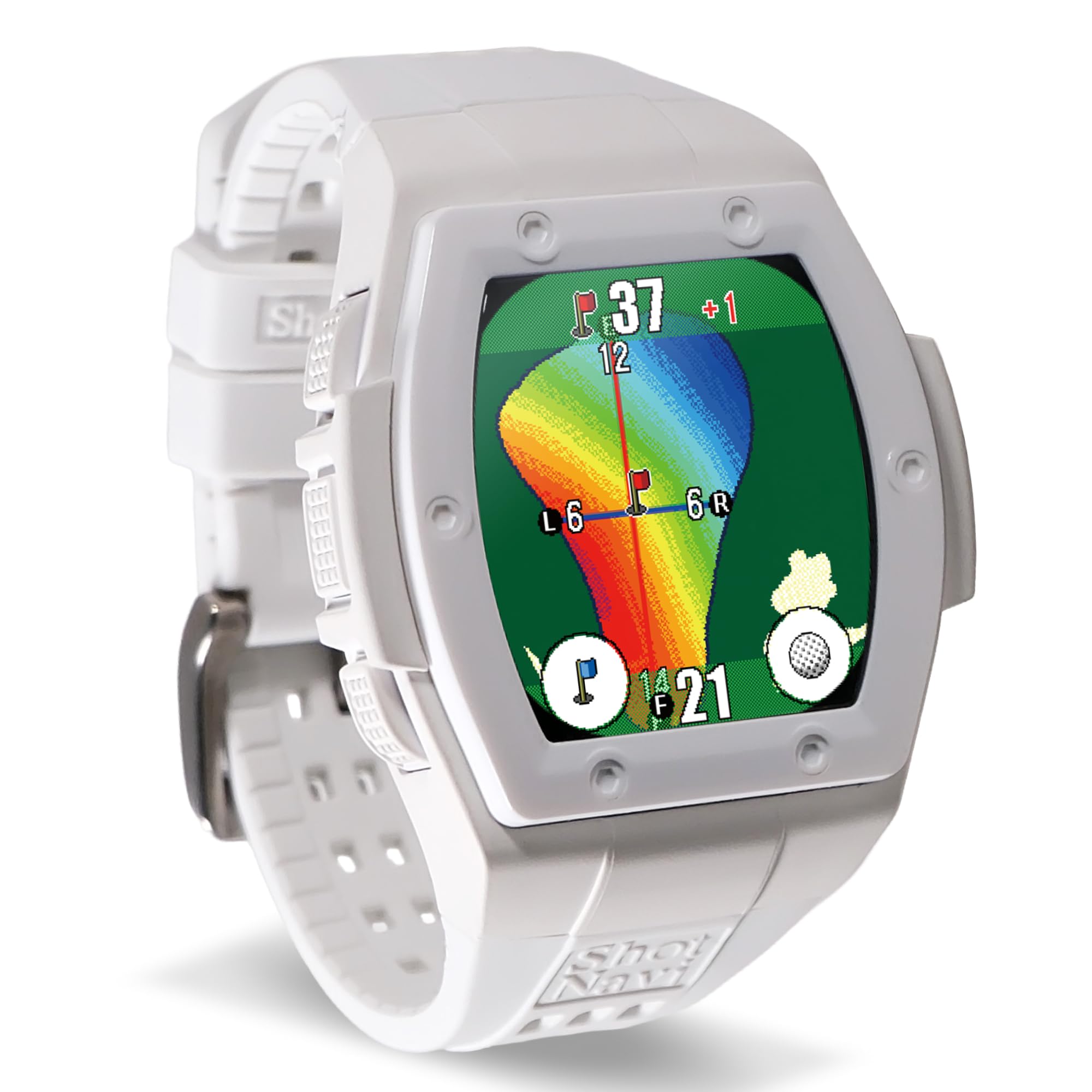 Shot Navi Crest ホワイト Amazon | Shot Navi Crestシリーズ【CREST G2】 《ホワイト》腕時計型